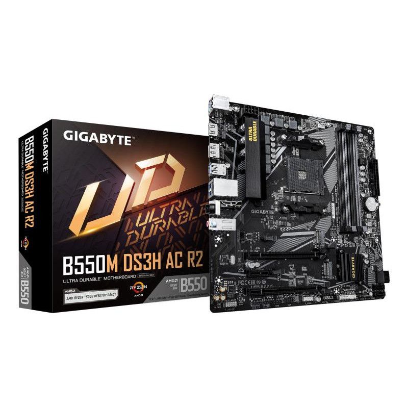 GIGABYTE B550M DS3H AC R2 · Cartes mères · Informat Systems Strasbourg (image 2)