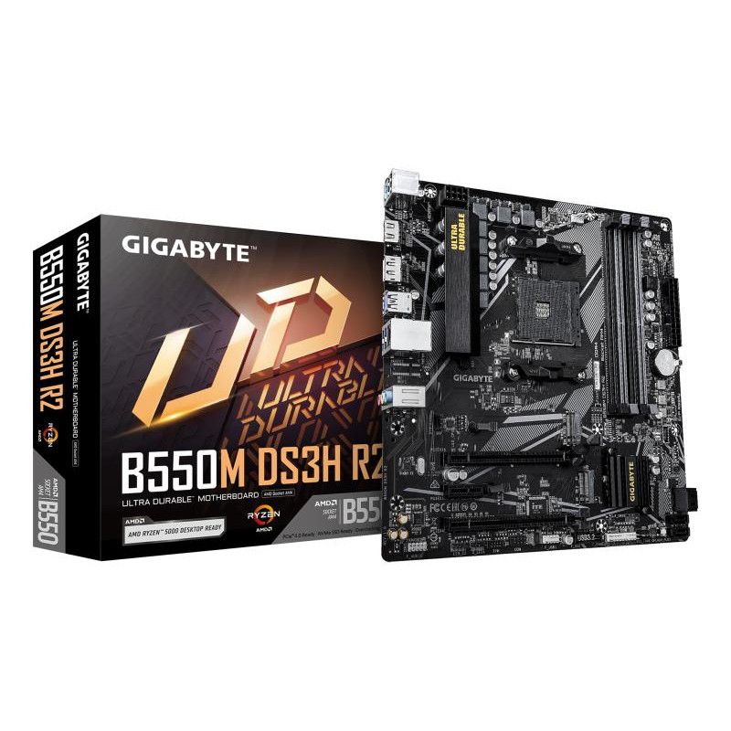 GIGABYTE B550M DS3H R2 · Cartes mères · Informat Systems Strasbourg