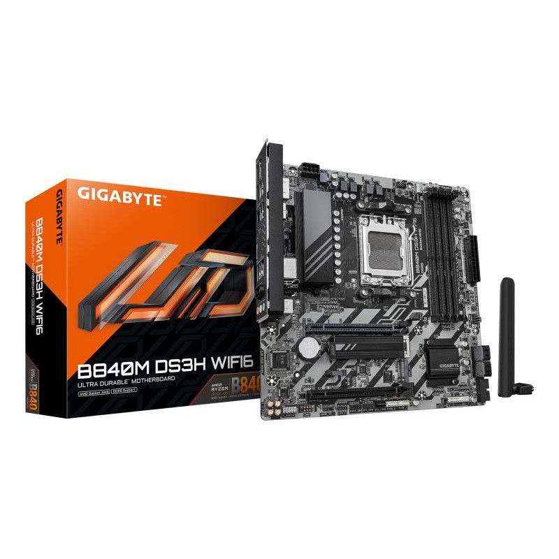 GIGABYTE B840M DS3H WF6 · Cartes mères · Informat Systems Strasbourg