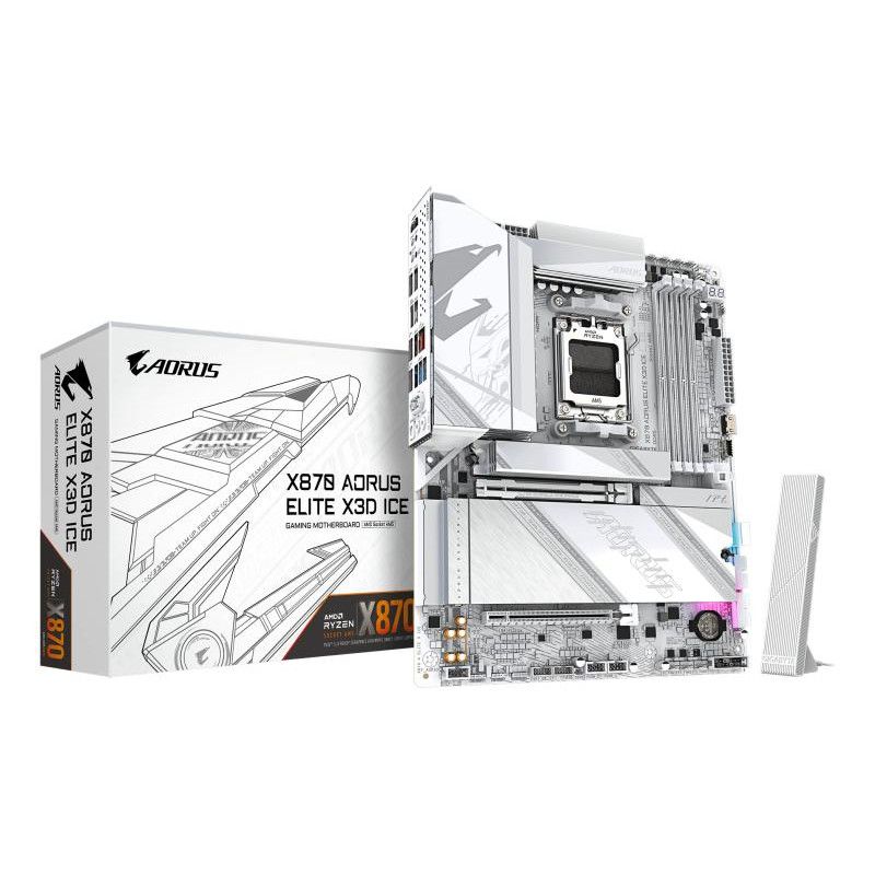 GIGABYTE X870 A ELITE X ICE - X870 X3D · Cartes mères · Informat Systems Strasbourg