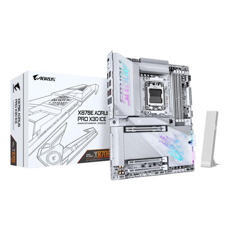 GIGABYTE X870E A PRO X ICE - X870E X3D · Cartes mères · Informat Systems Strasbourg