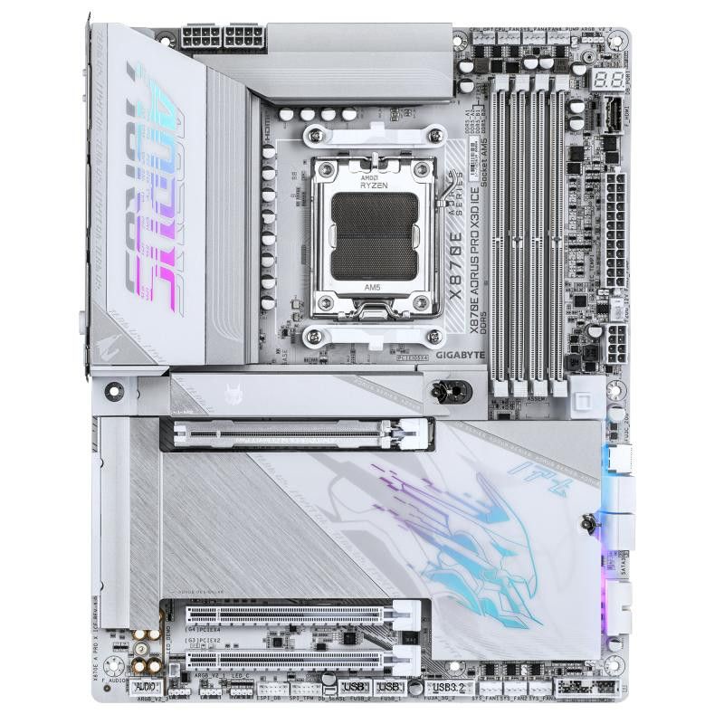 GIGABYTE X870E A PRO X ICE - X870E X3D · Cartes mères · Informat Systems Strasbourg (image 2)