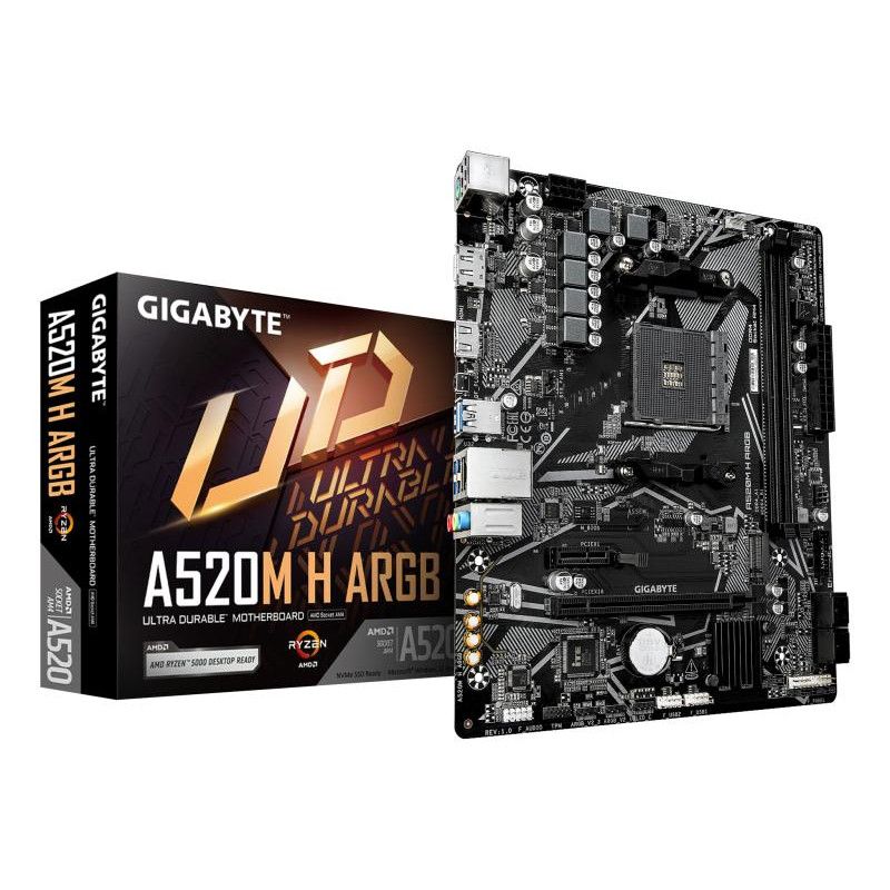 GIGABYTE A520M H ARGB DDR4 · Cartes mères · Informat Systems Strasbourg (image 2)