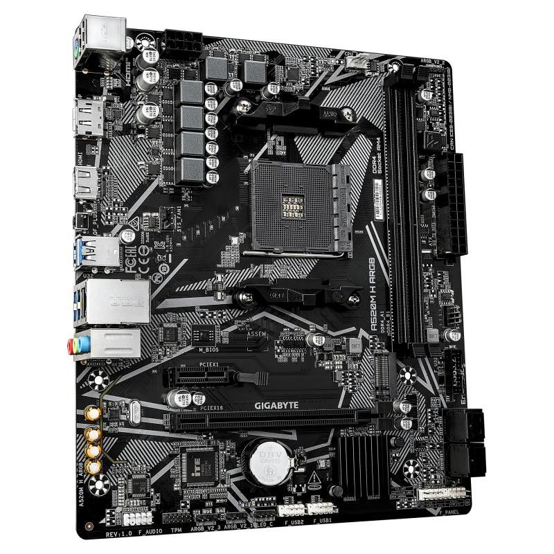 GIGABYTE A520M H ARGB DDR4 · Cartes mères · Informat Systems Strasbourg (image 3)
