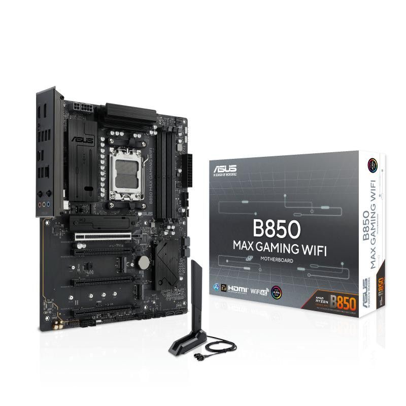 ASUS B850 MAX GAMING WIFI · Cartes mères · Informat Systems Strasbourg