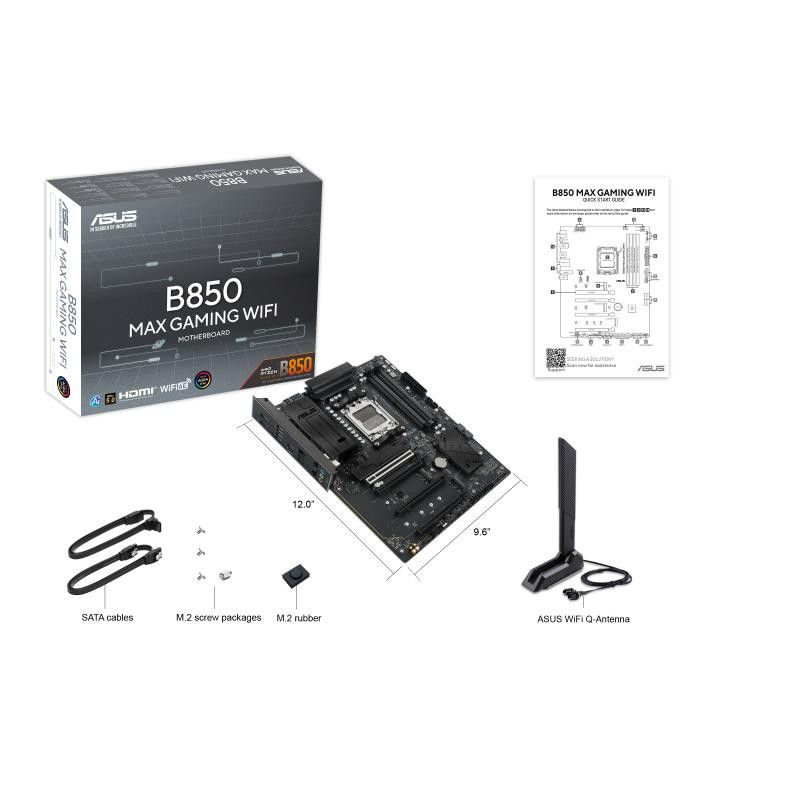 ASUS B850 MAX GAMING WIFI · Cartes mères · Informat Systems Strasbourg (image 6)
