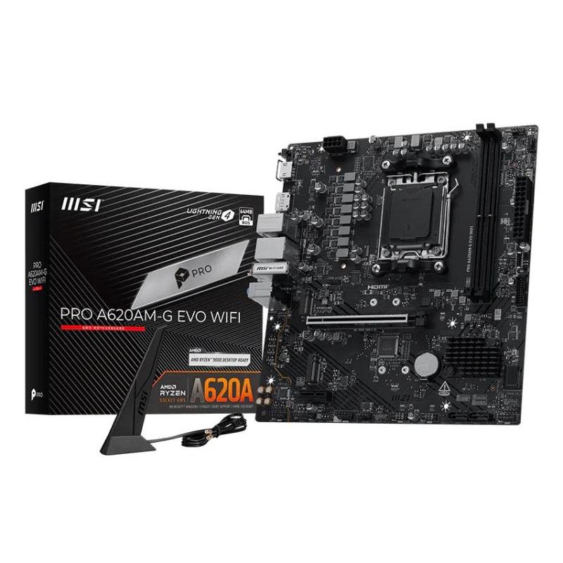 MSI PRO A620AM-G EVO WIFI · Cartes mères · Informat Systems Strasbourg