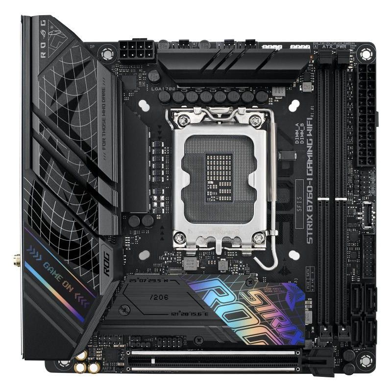 ASUS ROG STRIX B760-I GAMING WIFI · Cartes mères · Informat Systems Strasbourg (image 4)