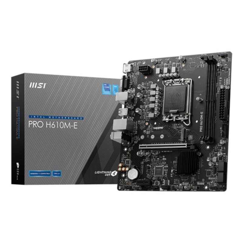 MSI PRO H610M-E DDR5 · Cartes mères · Informat Systems Strasbourg