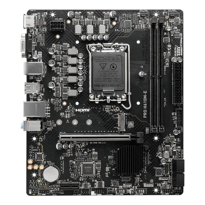 MSI PRO H610M-E DDR5 · Cartes mères · Informat Systems Strasbourg (image 2)