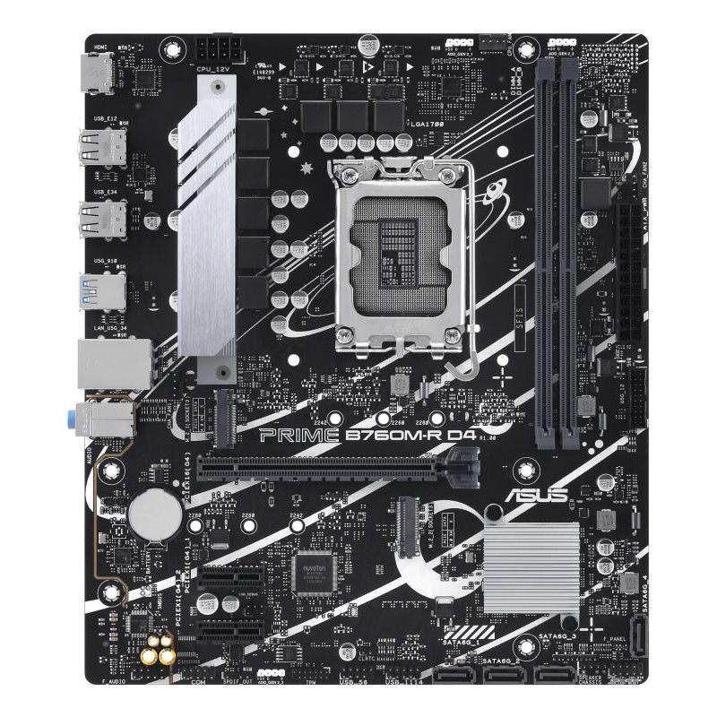 ASUS PRIME B760M-R D4 · Cartes mères · Informat Systems Strasbourg (image 2)