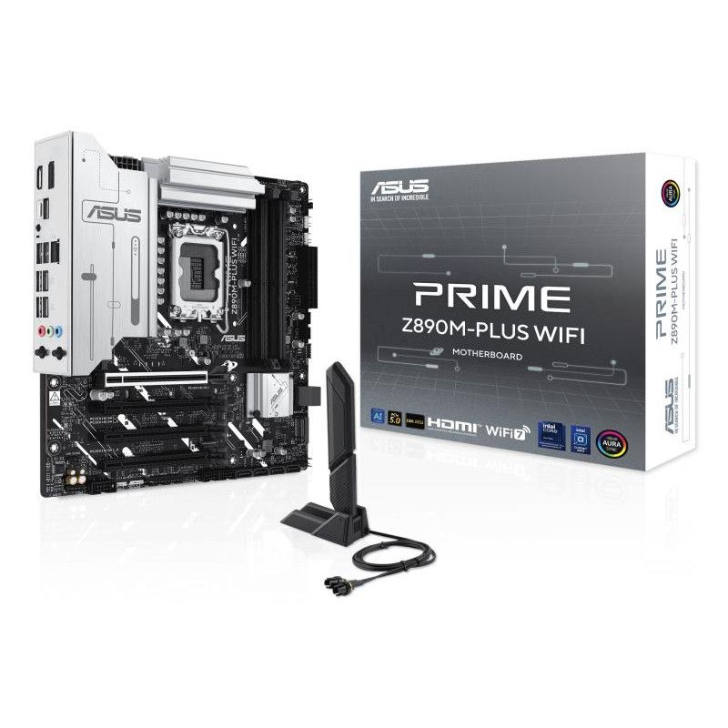 ASUS PRIME Z890M-PLUS WIFI Intel Z890 LGA 1851 (Socket V1) micro ATX · Cartes mères · Informat Systems Strasbourg