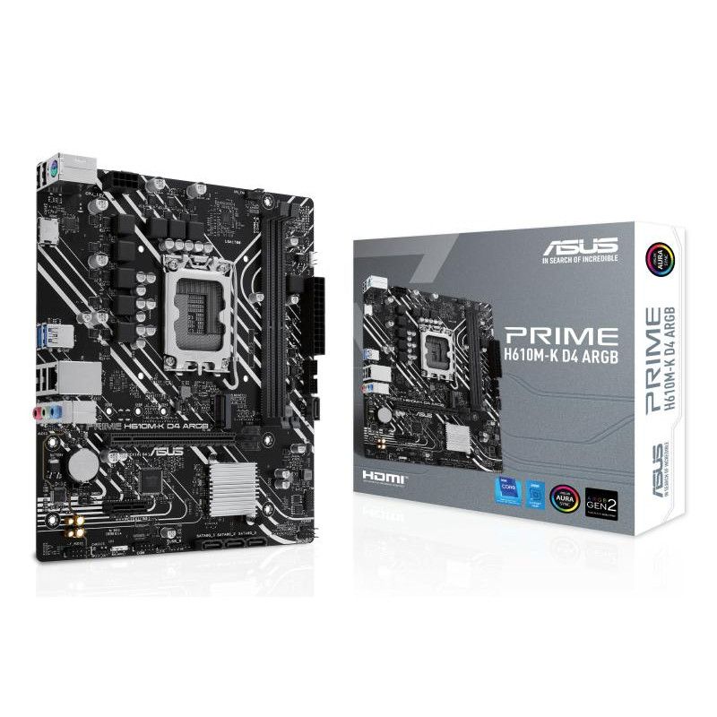 ASUS PRIME H610M-K D4 ARGB · Cartes mères · Informat Systems Strasbourg