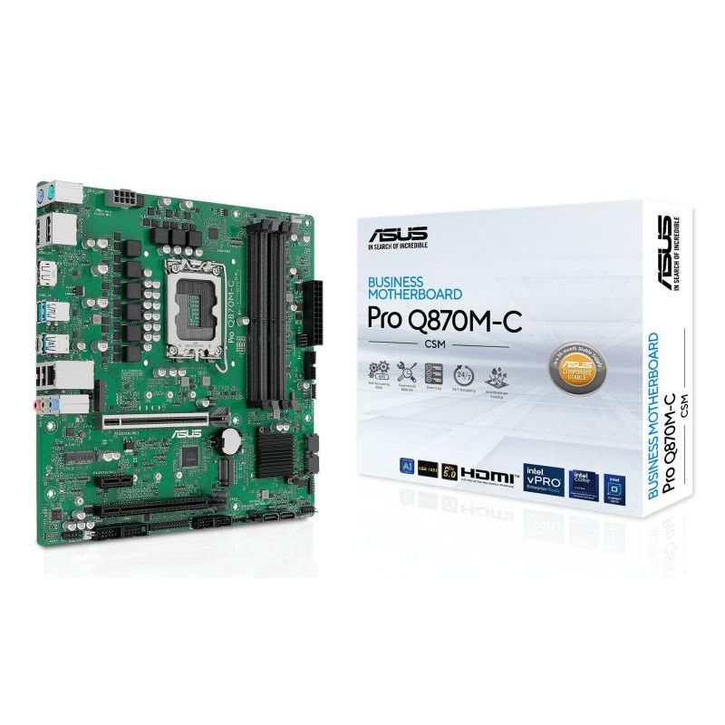 ASUS PRO Q870M-C-CSM · Cartes mères · Informat Systems Strasbourg