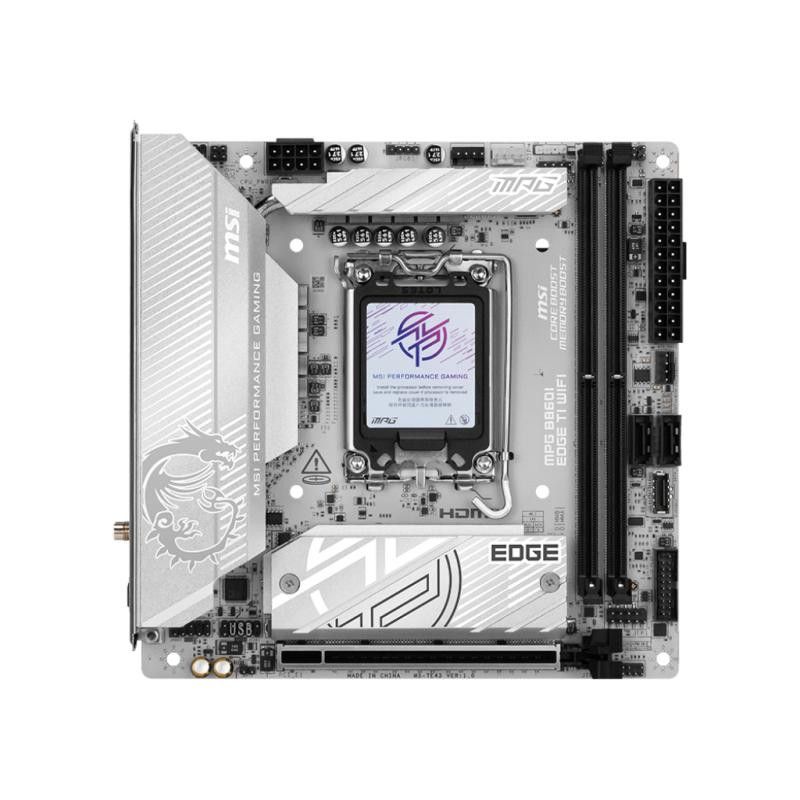MSI MPG B860I EDGE TI WIFI · Cartes mères · Informat Systems Strasbourg