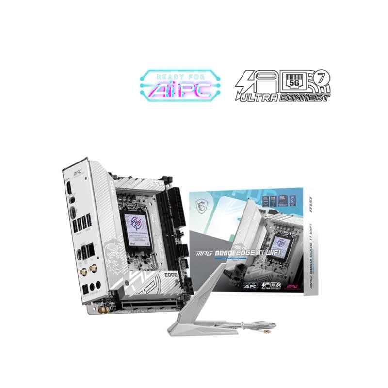 MSI MPG B860I EDGE TI WIFI · Cartes mères · Informat Systems Strasbourg (image 2)