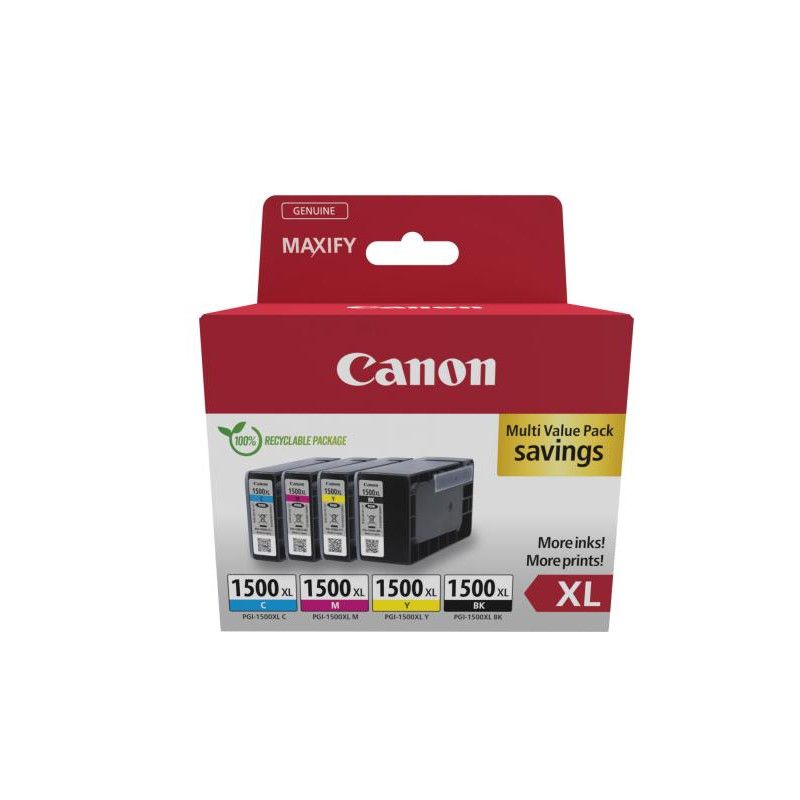CANON PGI-1500XL KIT BK/C/M/Y · Cartouches d?encre · Informat Systems Strasbourg