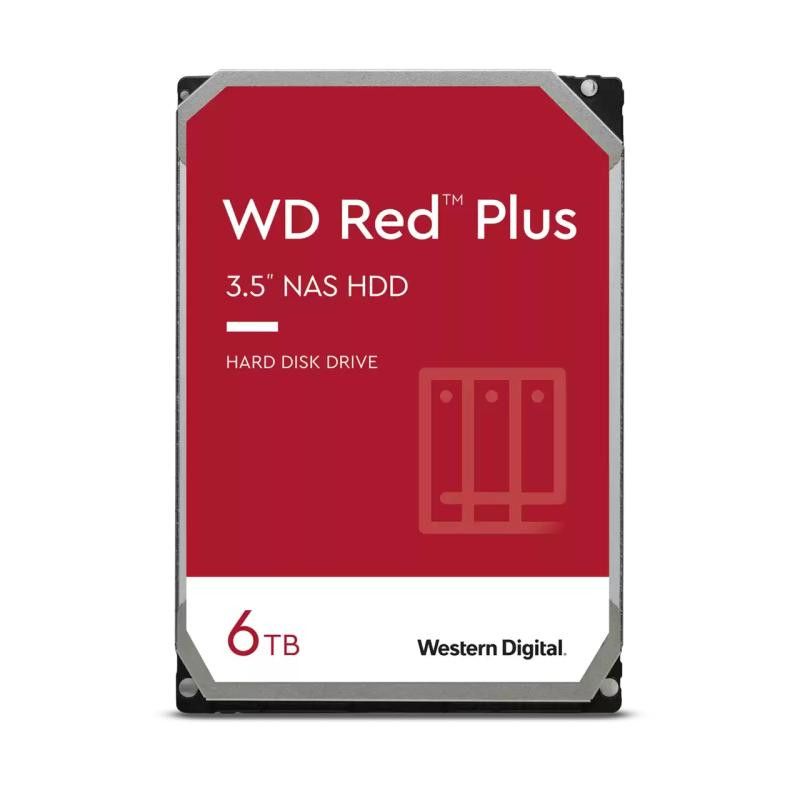 Western Digital Red Plus disque dur 6 To 5400 tr/min 256 Mo 3.5" Série ATA III · HDD · Informat Systems Strasbourg