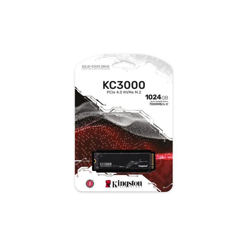 KINGSTON SSD KC3000 1T PCIe 4.0 NVMe M.2 *SKC3000S/1024G · SSD M.2 · Informat Systems Strasbourg (image 4)