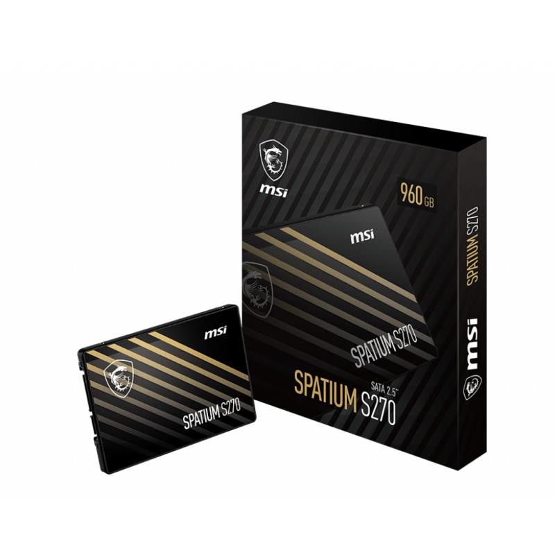 MSI Spatium S270 SATA 2.5 240GB 240 Go 2.5" Série ATA III 3D NAND · SSD SATA · Informat Systems Strasbourg