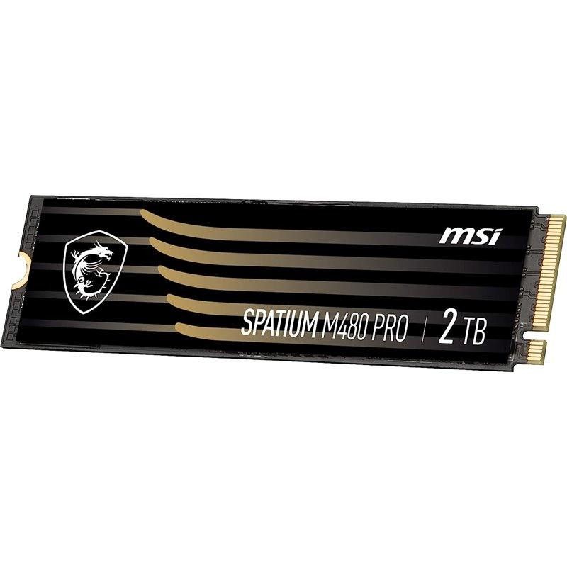 MSI Spatium M480 PRO PCIE 4.0 NVME M.2 2TB disque SSD 2 To PCI Express 4.0 3D NAND · SSD M.2 · Informat Systems Strasbourg