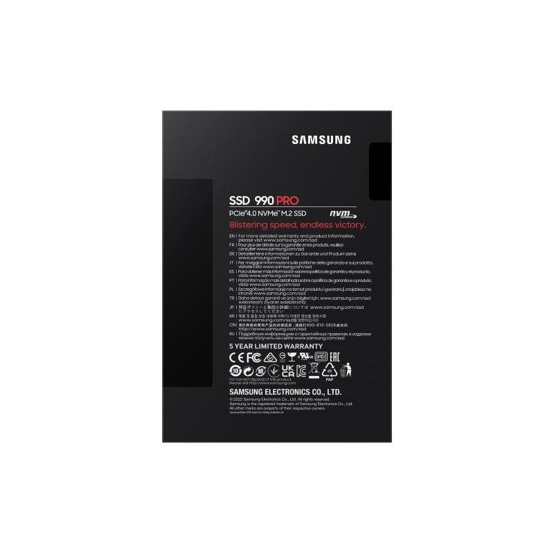 Samsung 990 PRO 4 To M.2 PCI Express 4.0 NVMe V-NAND TLC · SSD M.2 · Informat Systems Strasbourg (image 6)