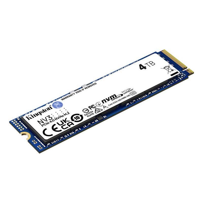 KINGSTON SSD NV3 4000G M.2 NVMe PCIe 4.0 *SNV3S/4000G · SSD M.2 · Informat Systems Strasbourg