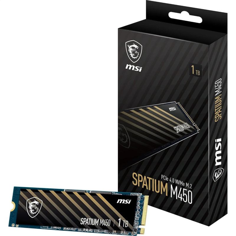 MSI SSD SPATIUM M450 PCIe 4.0 NVMe M.2 1TB V1 · SSD M.2 · Informat Systems Strasbourg