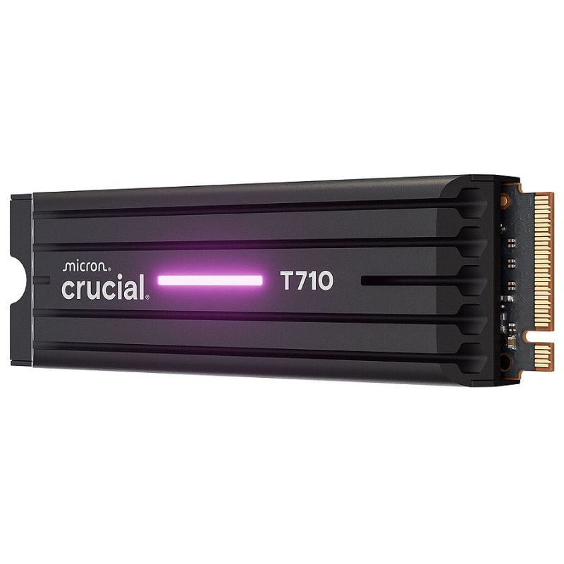 Crucial T710 2T PCIe M.2 with heatsinkCT2000T710SSD5 — 2 To · SSD M.2 · Informat Systems Strasbourg (image 2)