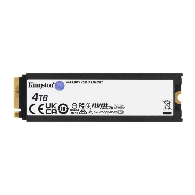 Kingston Technology 4000G RENEGADE PCIe 4.0 NVMe SSD W/ Radiateur de dissipation thermique · SSD M.2 · Informat Systems St... (image 2)