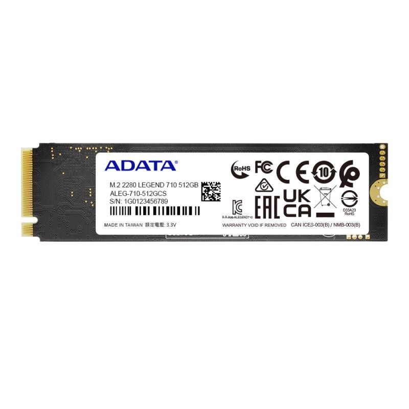 ADATA LEGEND 710 512GB Nvme · SSD M.2 · Informat Systems Strasbourg (image 7)