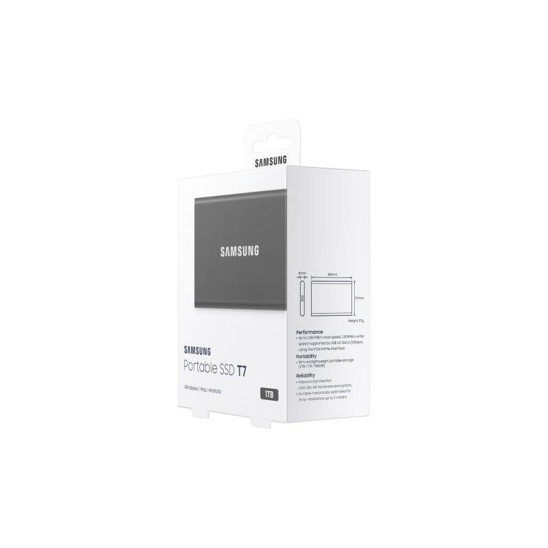 SAMSUNG T7 SSD 1T Externe Titane *MU-PC1T0T/WW · Disques durs Externe · Informat Systems Strasbourg (image 11)