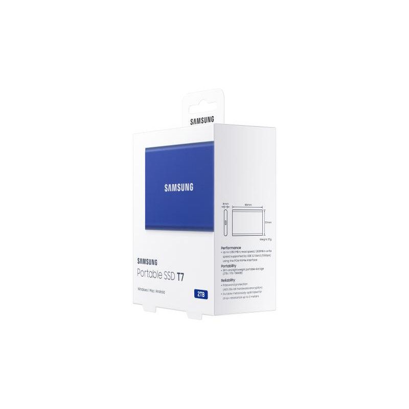 SAMSUNG T7 SSD 2T Externe Bleu *MU-PC2T0H/WW · Disques durs Externe · Informat Systems Strasbourg (image 11)