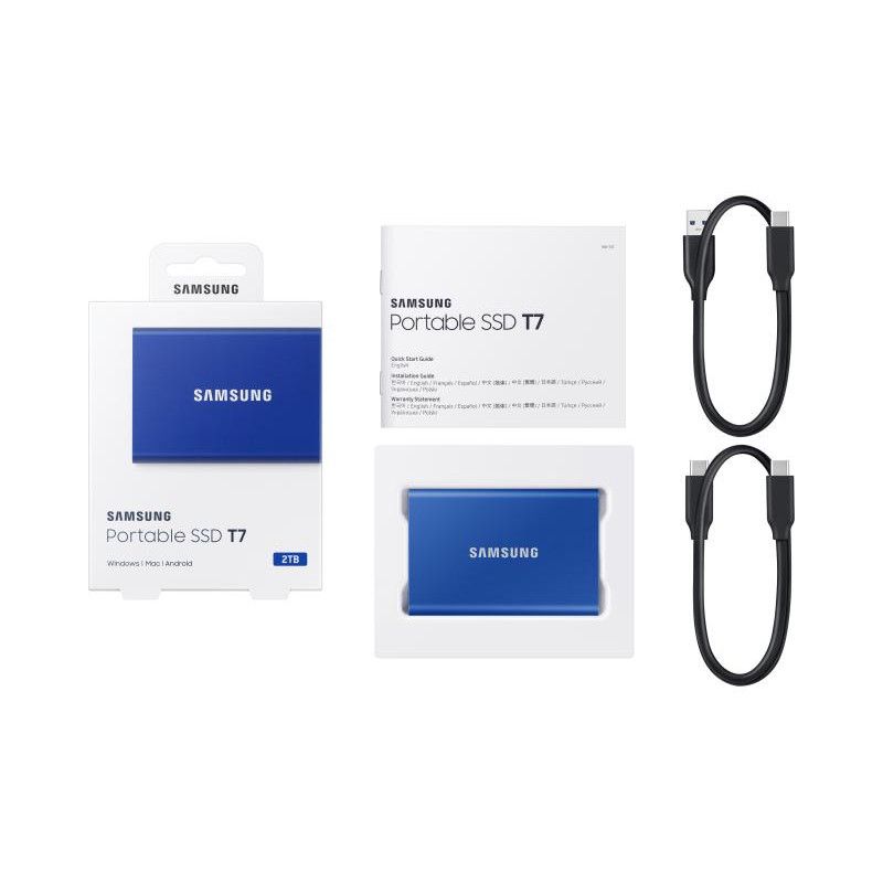 SAMSUNG T7 SSD 2T Externe Bleu *MU-PC2T0H/WW · Disques durs Externe · Informat Systems Strasbourg (image 12)