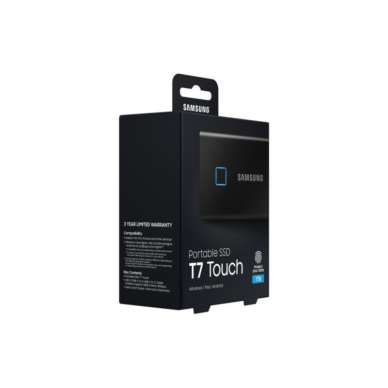 SAMSUNG T7 Touch SSD 1T Externe *MU-PC1T0K/WW · Disques durs Externe · Informat Systems Strasbourg (image 16)