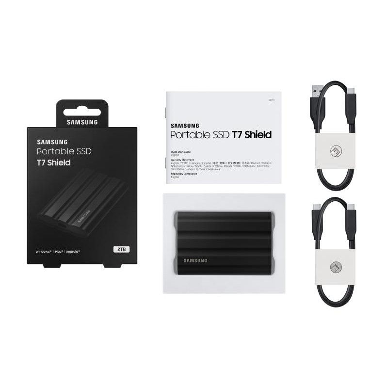 SAMSUNG T7 Shield SSD 2T Externe Noir *MU-PE2T0S/EU · Disques durs Externe · Informat Systems Strasbourg (image 11)
