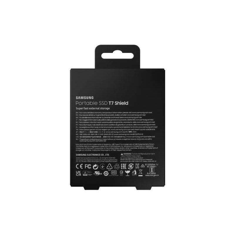 SAMSUNG T7 Shield SSD 2T Externe Noir *MU-PE2T0S/EU · Disques durs Externe · Informat Systems Strasbourg (image 8)