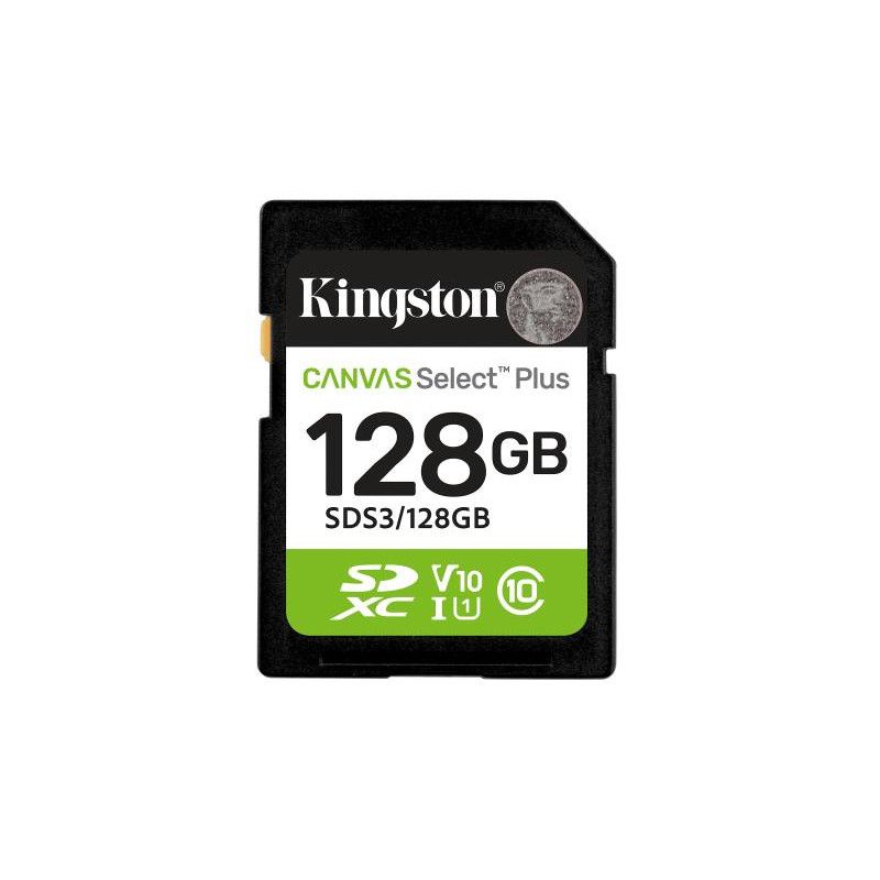 KINGSTON Carte memoire 128GB SDXC Canvas Select Plus *SDS3/128GB · Informat Systems Strasbourg (image 2)