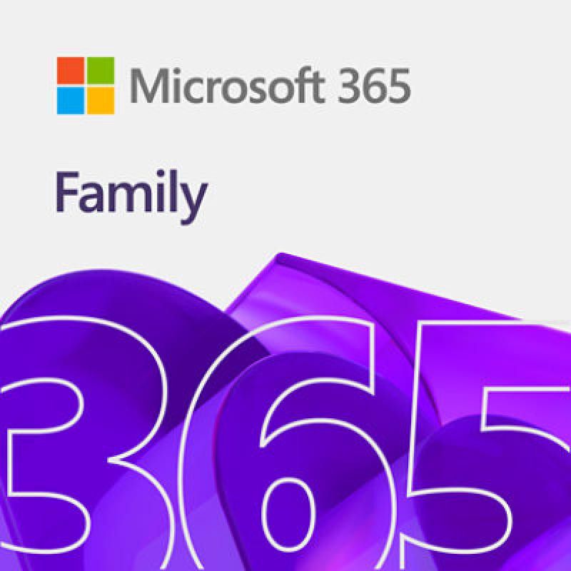 MICROSOFT 365 Family 32/64Bits 1 à 6 Utilisateurs 1an - Téléchargement · Suite bureautique · Informat Systems Strasbourg
