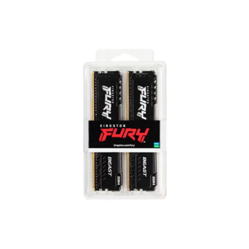 KINGSTON 16G (2x8G) D4 3200Mhz FURY Beast Black · Mémoires PC · Informat Systems Strasbourg (image 2)