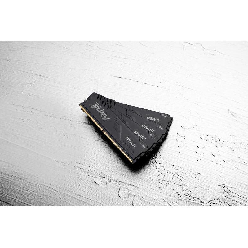 KINGSTON 16G (2x8G) D4 3200Mhz FURY Beast Black · Mémoires PC · Informat Systems Strasbourg (image 4)