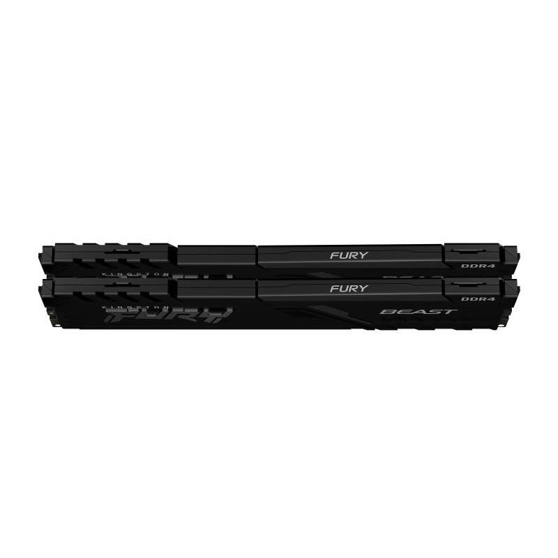 KINGSTON 16G (2x8G) D4 3600Mhz FURY Beast Black · Mémoires PC · Informat Systems Strasbourg (image 2)