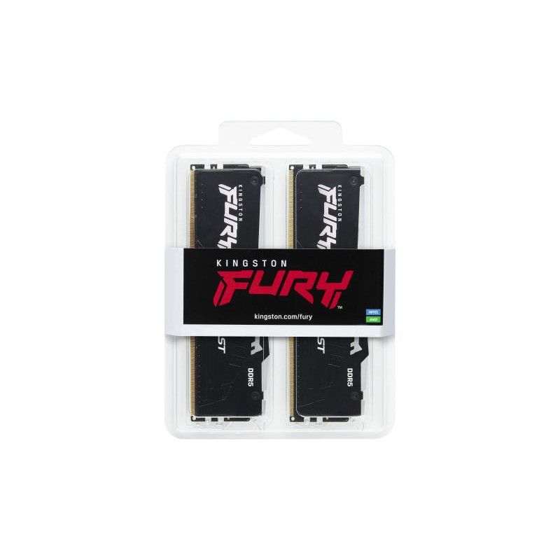 KINGSTON 16G (2x8G) D5 5200Mhz FURY BEAST RGB XMP · Mémoires PC · Informat Systems Strasbourg (image 5)