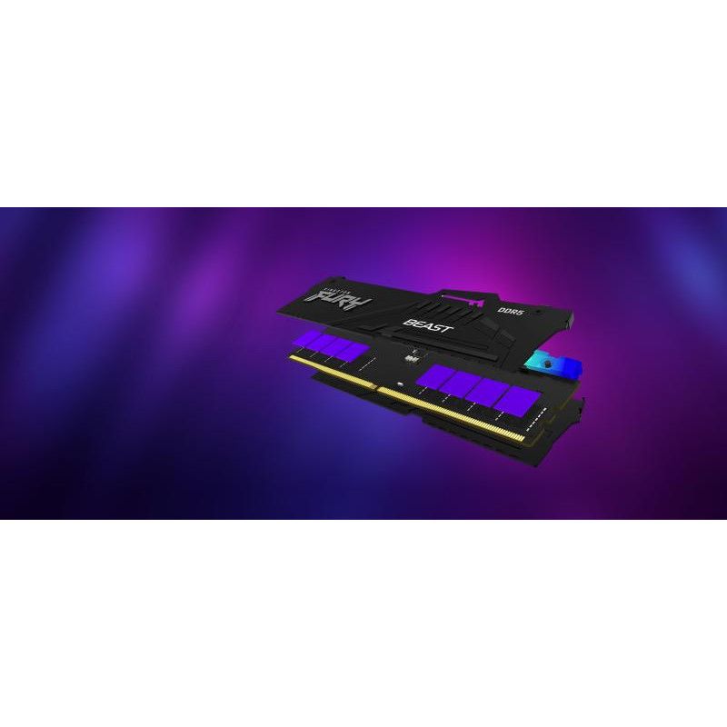 KINGSTON 64G (2x32G) D5 5600Mhz FURY BEAST RBG XMP · Mémoires PC · Informat Systems Strasbourg (image 12)