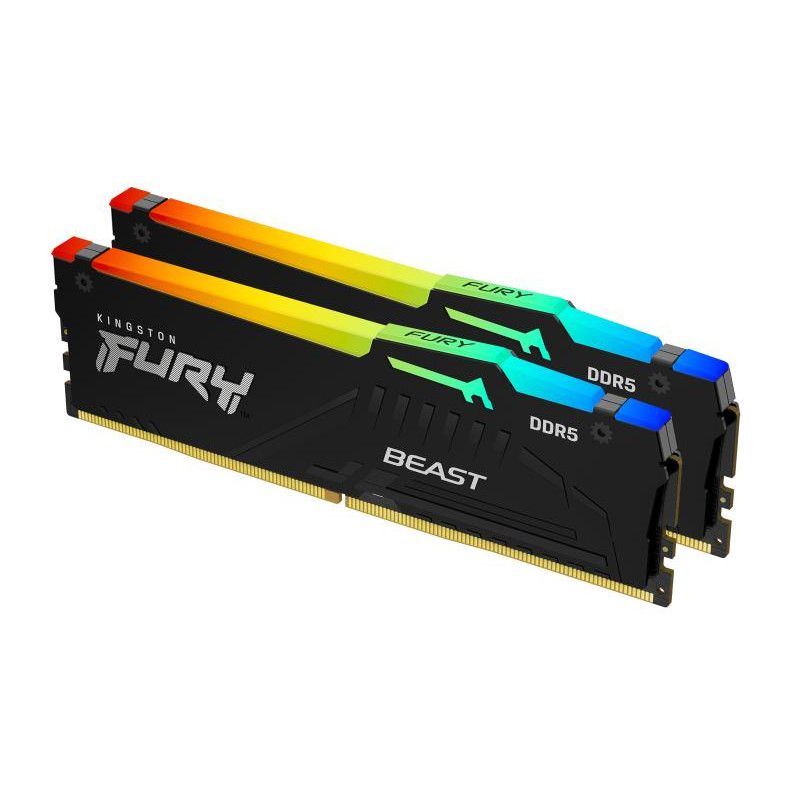 Kingston Technology FURY Beast 16 Go 6000 MT/s DDR5 CL36 DIMM (Kits de 2) RGB EXPO · Mémoires PC · Informat Systems Strasb...