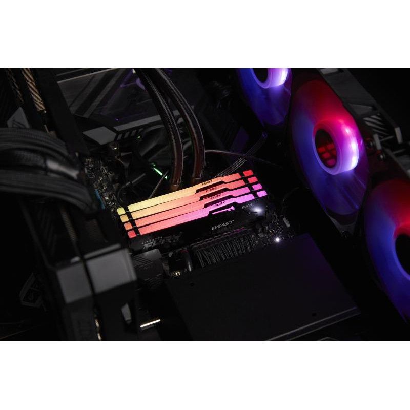 KINGSTON 32G (2x16G) D5 5600Mhz FURY BEAST RGB XMP · Mémoires PC · Informat Systems Strasbourg (image 8)