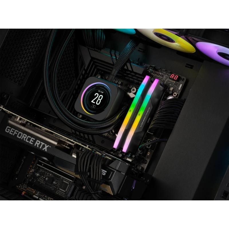 Corsair Vengeance RGB module de mémoire 32 Go 2 x 16 Go DDR5 288-pin DIMM · Mémoires PC · Informat Systems Strasbourg (image 3)