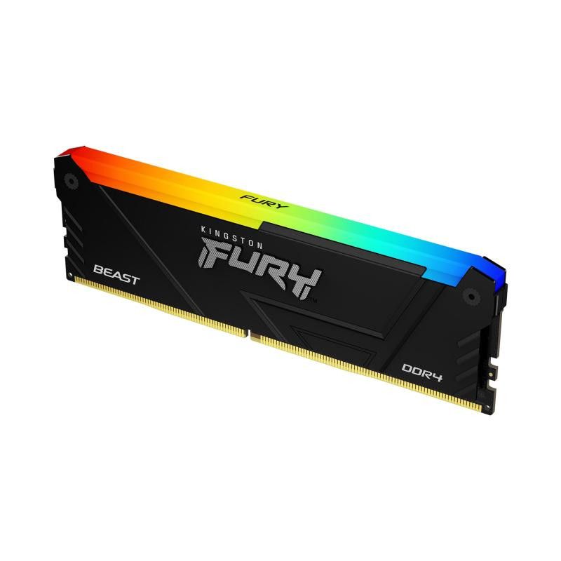 KINGSTON 8G (1x8G) D4 3200Mhz FURY Beast Rgb*KF432C16BB2A/8 · Mémoires PC · Informat Systems Strasbourg (image 2)