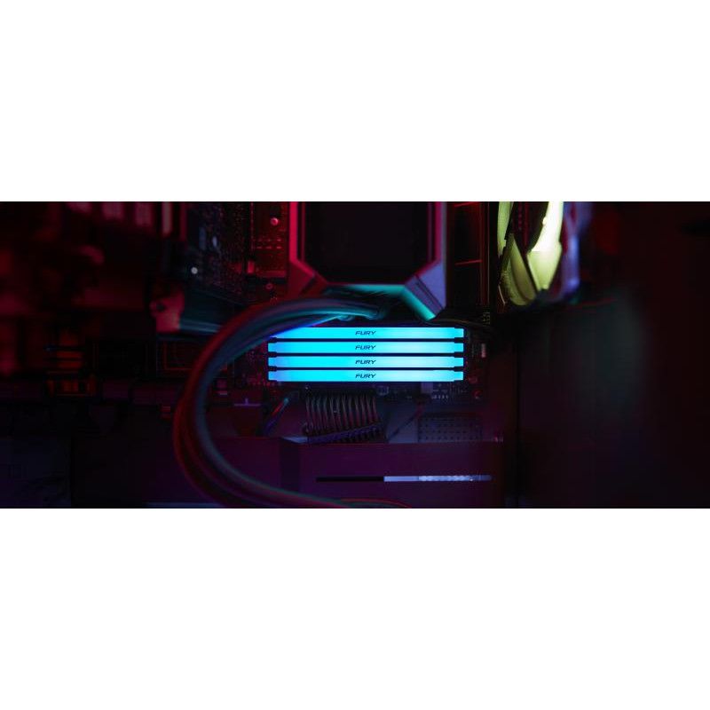 KINGSTON 8G (1x8G) D4 3200Mhz FURY Beast Rgb*KF432C16BB2A/8 · Mémoires PC · Informat Systems Strasbourg (image 6)