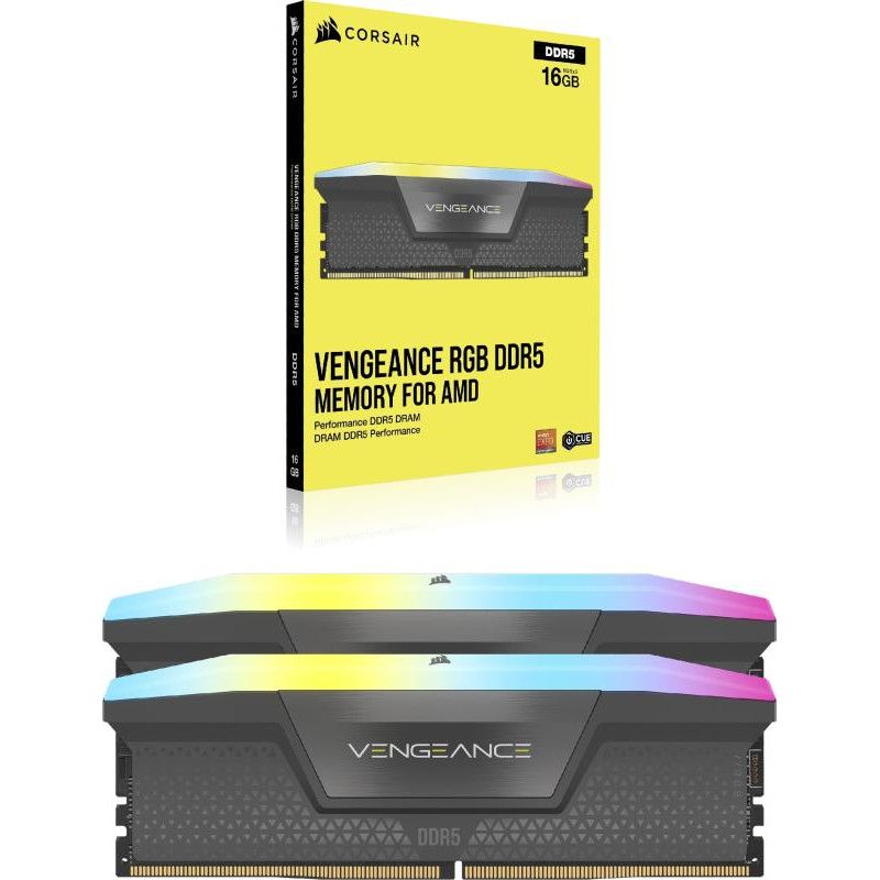 Corsair Vengeance RGB module de mémoire 32 Go 2 x 16 Go DDR5 288-pin DIMM · Mémoires PC · Informat Systems Strasbourg (image 5)